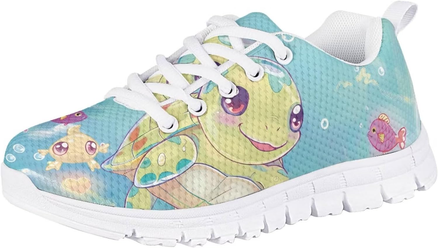 Forchrinse Kids Sneakers Boys Girls Blue Galaxy Running Tennis Walking Shoes Lightweight Breathable