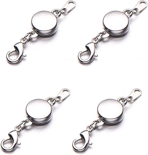 Zpsolution Cierre Magnético de Bloqueo para Joyería, Cierres Magnéticos para Collares y Pulseras, Extensor de Cadena para Hacer Joyería