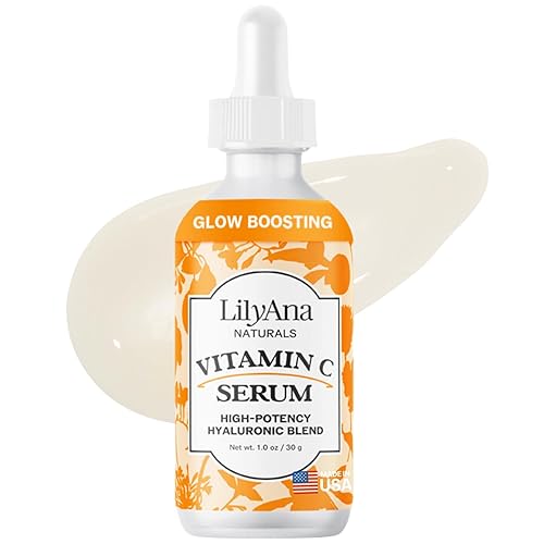 LilyAna Naturals Vitamin C Serum for Face with Hyaluronic Acid