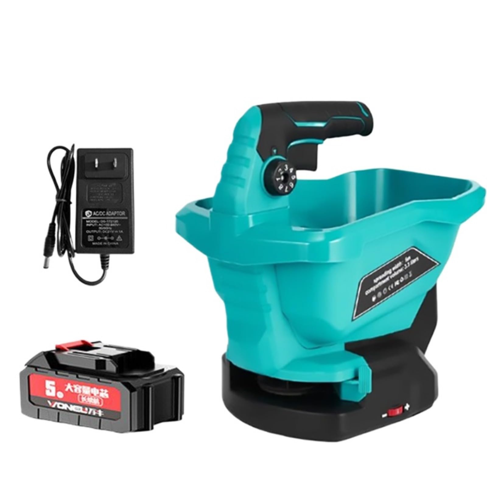 【新品】散粒機 電動 肥料散布機 マキタ18V互換充電式 Amazon | 電動 散粒機 散布機 充電式播種機 肥料 融雪機 マキタ18v