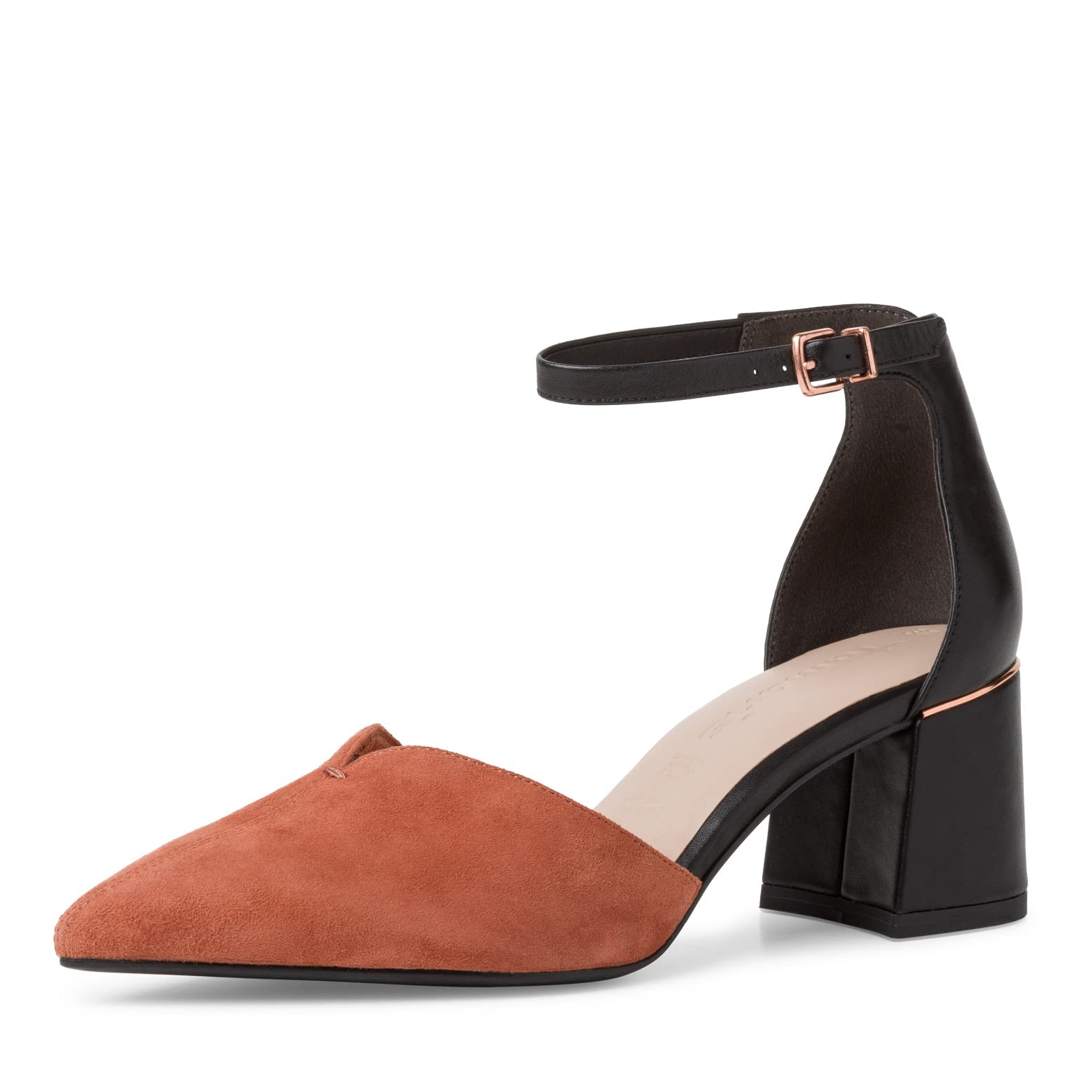 Tamaris Women's Damen 1-1-22427-28 Closed-Toe Pumps, SUNRISE SUEDE, 4 UK (37 EU)