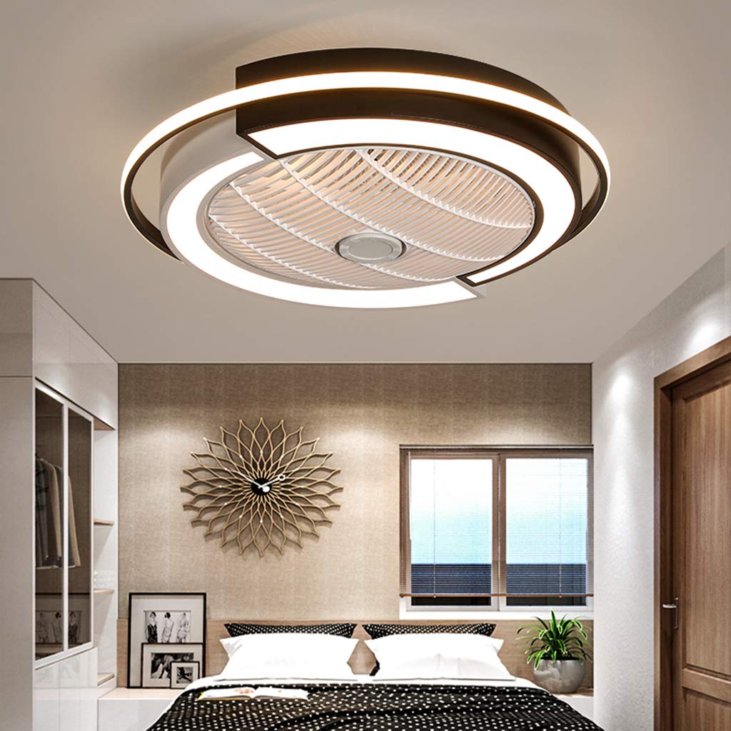 45 W LED Ceiling Fan With Lighting Quiet Fan Children's Ceiling Light With Remote Control And App Dimmable Children's Room Lamp Modern Clouds Ceiling Lamp With Fan Bedroom Baby Room Light (A - View #5