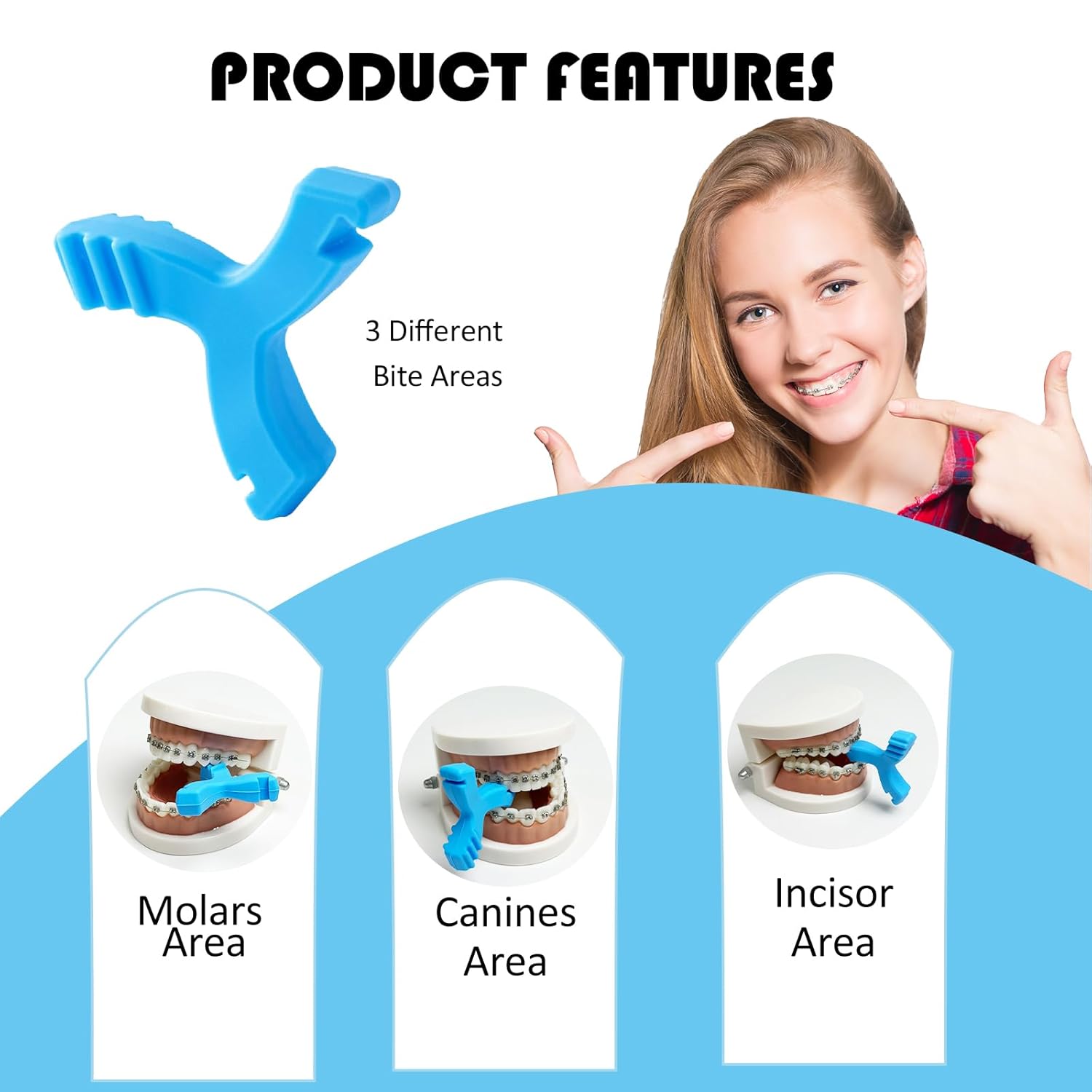 Aligner Chew,8PCS Y-Shaped Chew for Invialign Aligner,Hardness 45°Silicone Orthodontic Munchies Chompers Aligner Trays Seaters (8PCS Mix Flavor)