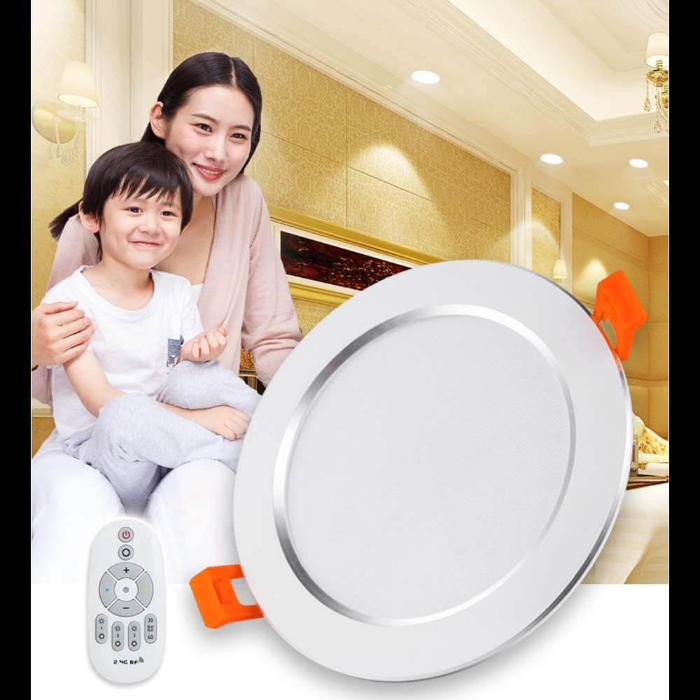 Dimensions of the NyzYL 6W LED Recessed Downlight.
