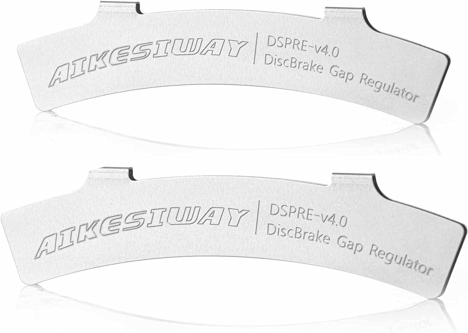 Rotor Truing Fork Bike Disc Alignment Tool Bicycle Brake Wrench,Bike Disc Brake Pad Adjustment Alignment Tool Gap Regulator,3 Slot Depths,Strong,Easy to Carry and Use