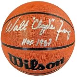 Walt Clyde Frazier "HOF 87" Autographed Wilson Basketball (JSA) - Autographed Basketballs