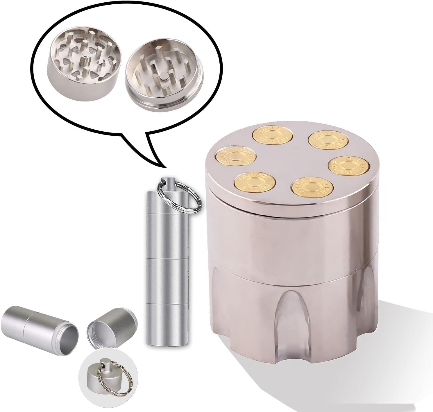 Manual Spice Grinder Multi Purpose Crusher Leak proof