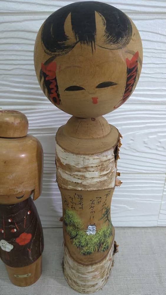 工芸品　民芸品　こけし　フィギュア Amazon | こけし人形 まとめて創作こけし民芸品卯三郎白峯白樺お