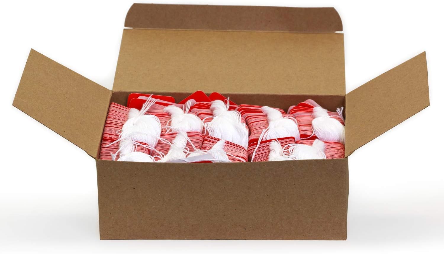 SmartSign Sale Price Tags with String | 1.75" x 2.875" Red/White Color (Pack of 1000), Made in USA