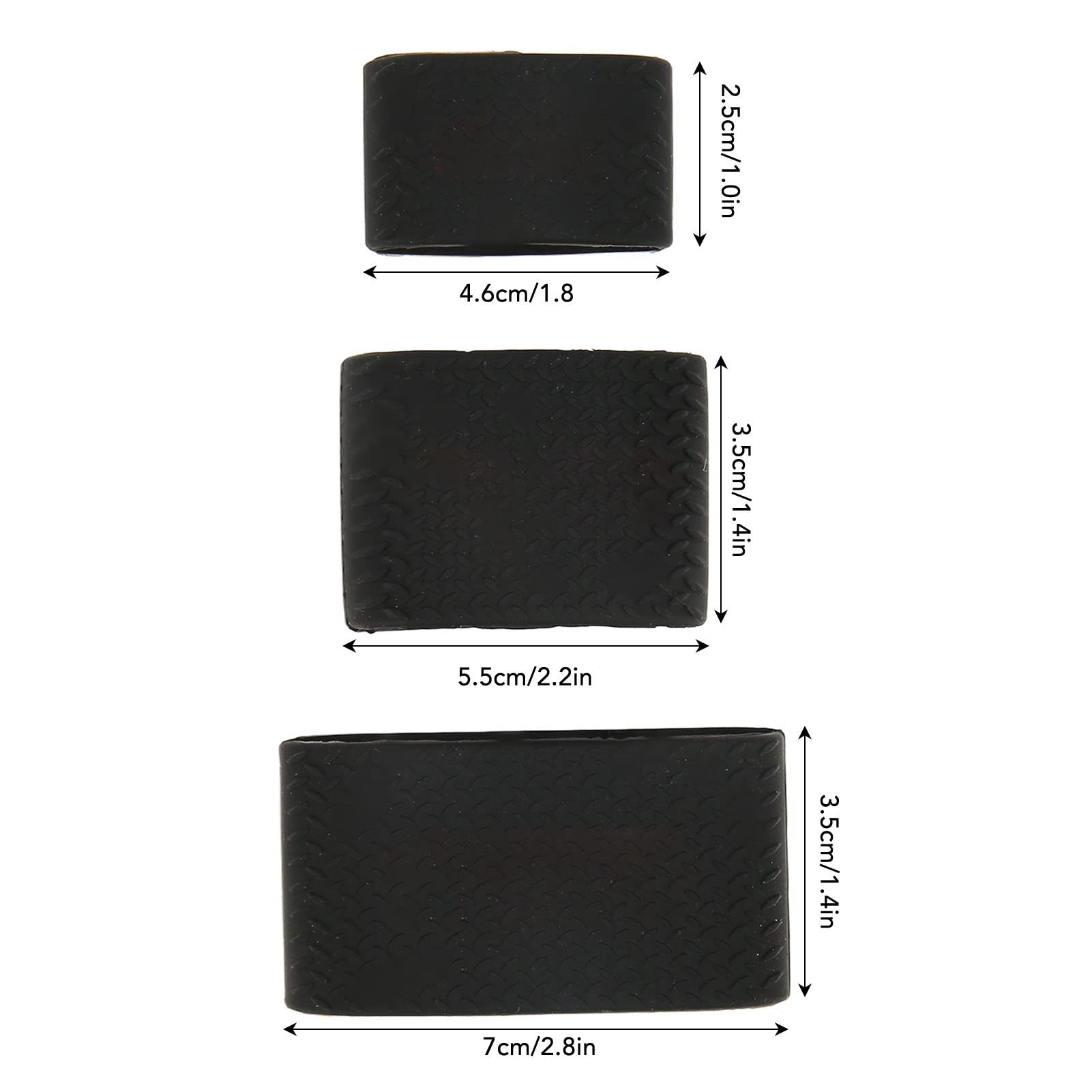 Ejoyous Silicone Clipper Sleeves Non Slip Heat Resistant Protective Bands for Electric Clippers Scissors Trimmers - Image 2