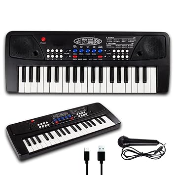 Musical Keyboard Piano for Kids with Mike | Musical Piano Kids Toys for Girls & Boys | Best birthday gift for kids | Educational toys for 3 year old and above (37 Keys)