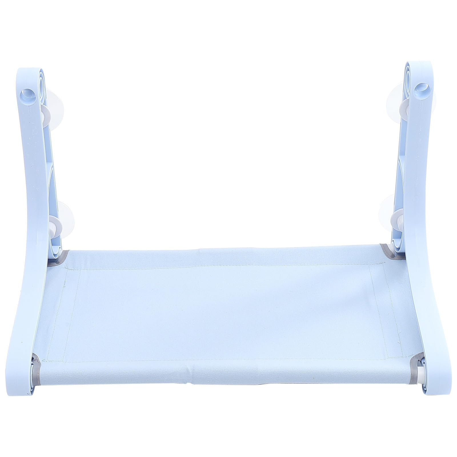 Amaca Finestra per Gatti Blu Ventose, Letto Sospeso Creativo | Resina Pp e Tela, per Piccoli Animali, Riposo e Decorazione Gabbia