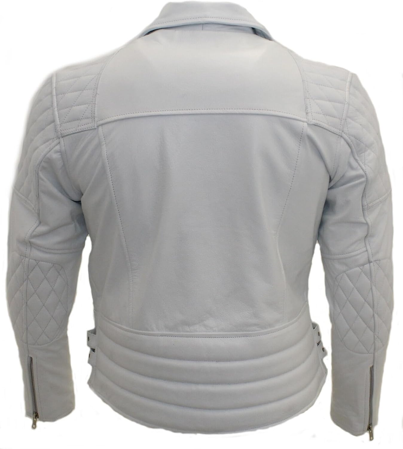 Infinity Men's Biker Real Cowhide Leather Jacket