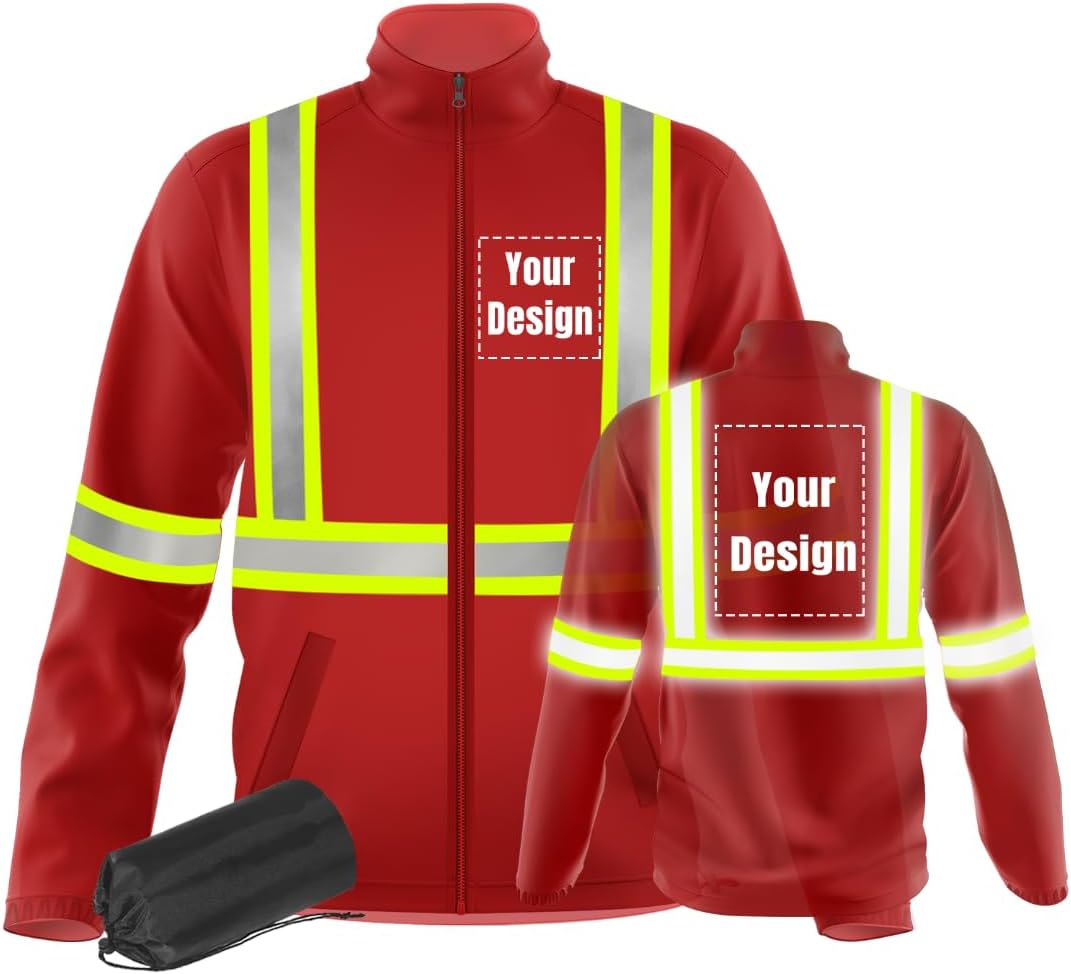 High Visibility Reflective Workwear Light and thin Safety Jackets Customize Your Logo