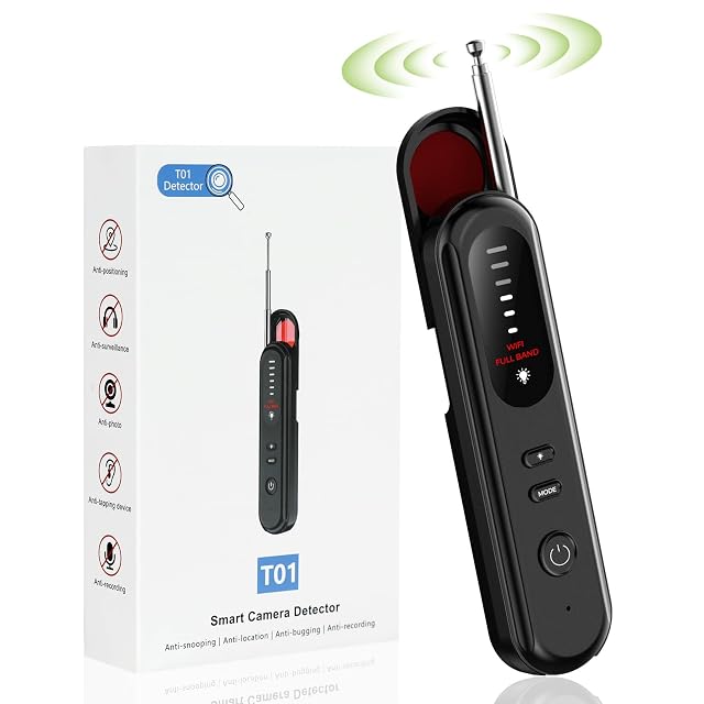 Hidden Camera Detector for Travel RF Bug Detector and Tracker Finder for Bugged Cameras GPS Trackers Hotel Public