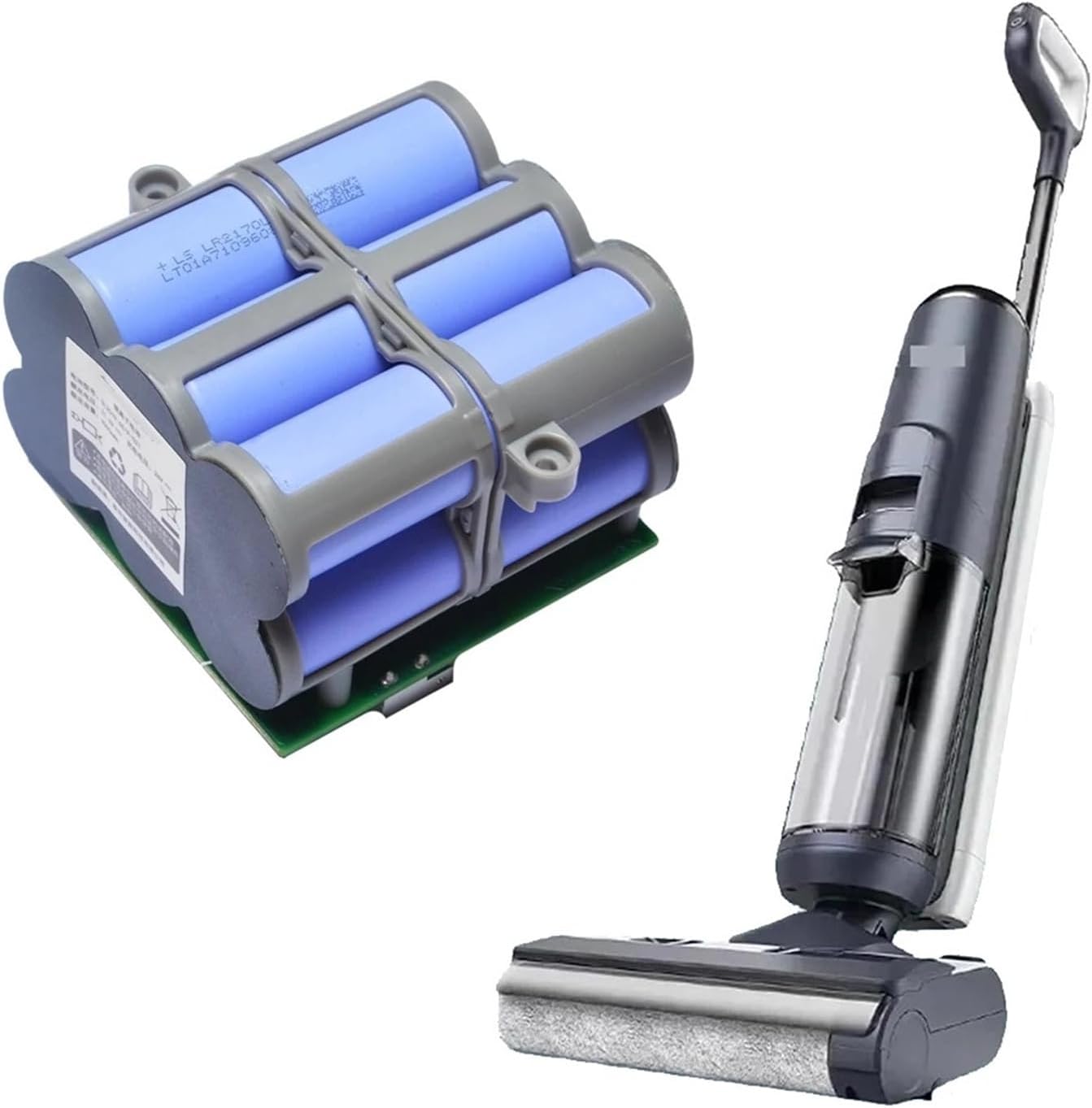 Compatible for Tineco Floor ONE S5 Pro 2/S5 Smart Steam Washer 21.6V Replacement Battery, High-Capacity Rechargeable Lithium Ion Vacuum Cleaner Accessories