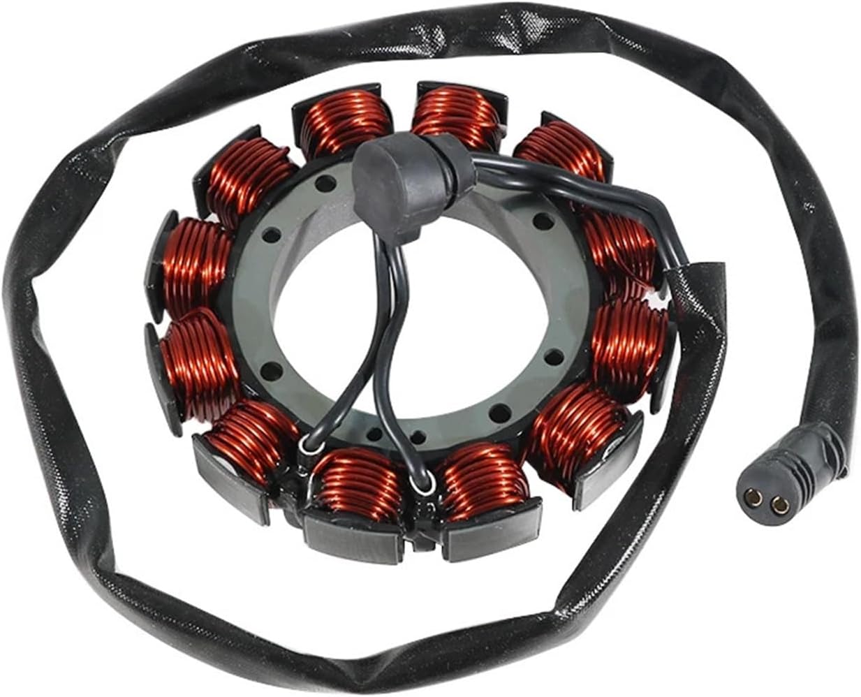 Motorcycle Ignition Coil Stator Compatible With Compatible With Harley Davidson XL1200X Forty-Eight/XL1200L Low/XL883N Iron/XL883L Low OEM:29997-07A Coil