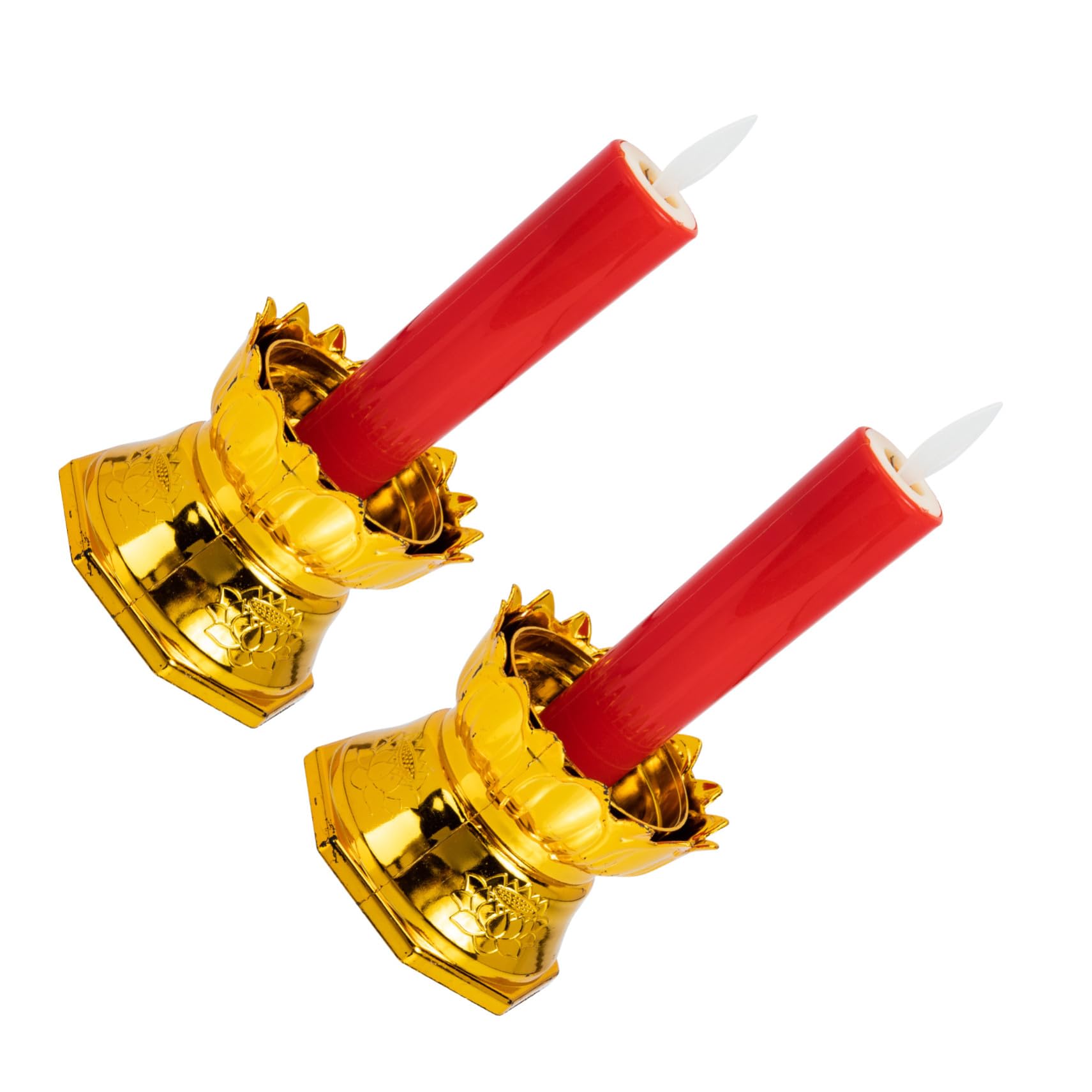 Lámparas de loto LED ORFOFE pack de 2 luces de buda religiosas 8