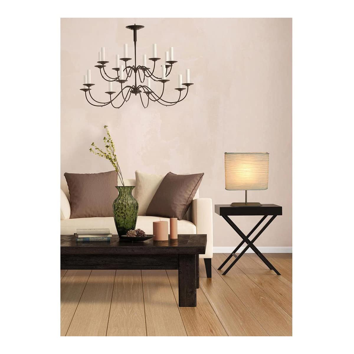 Lampe design salon Hortensia 37 cm pour ambiance cosy