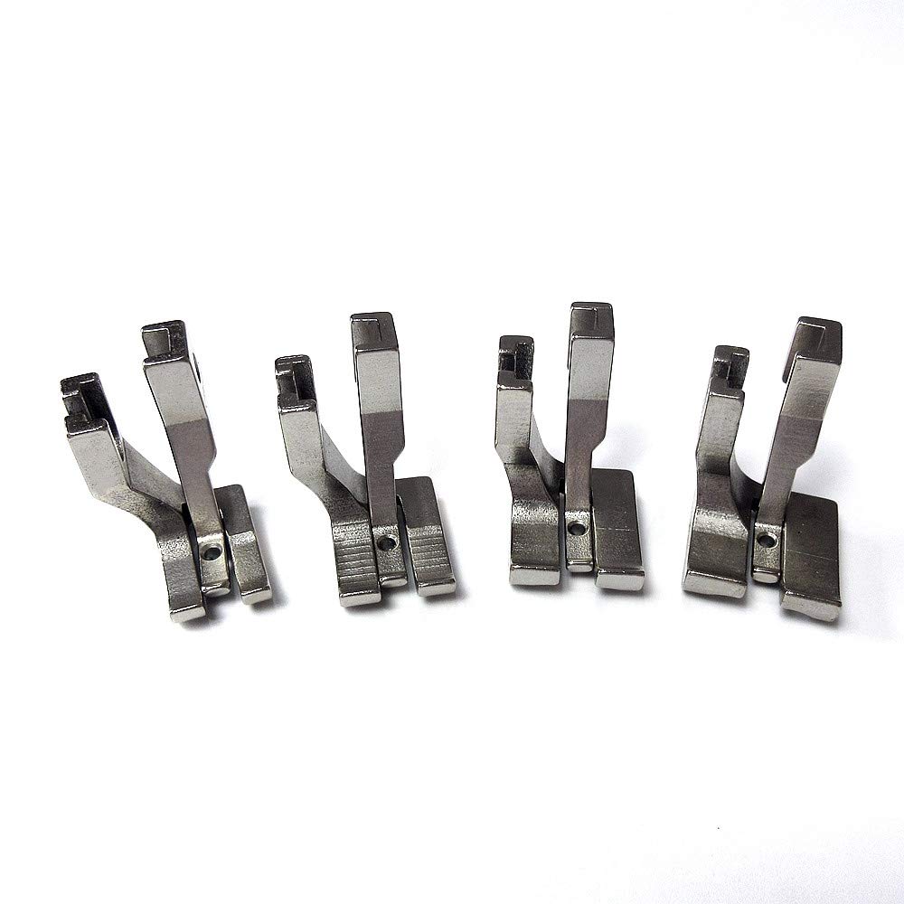 Evernice 4 Sets Double Welting Piping Cording Foot For Brother Db2-B797 Db2-B798