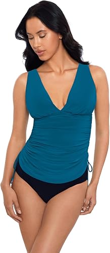 MagicSuit Women's Cordon Bleu Dani Soft Cup Adjustable Tankini Top Separate, Mar