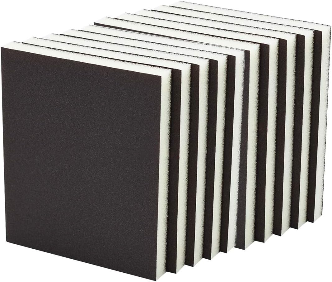 Sander Paper,10 Pcs Reusable Sanding Sponge Blocks for Wood, Metal, and Furniture - Wet/Dry Grit for Efficient Polishing(18002000grit)