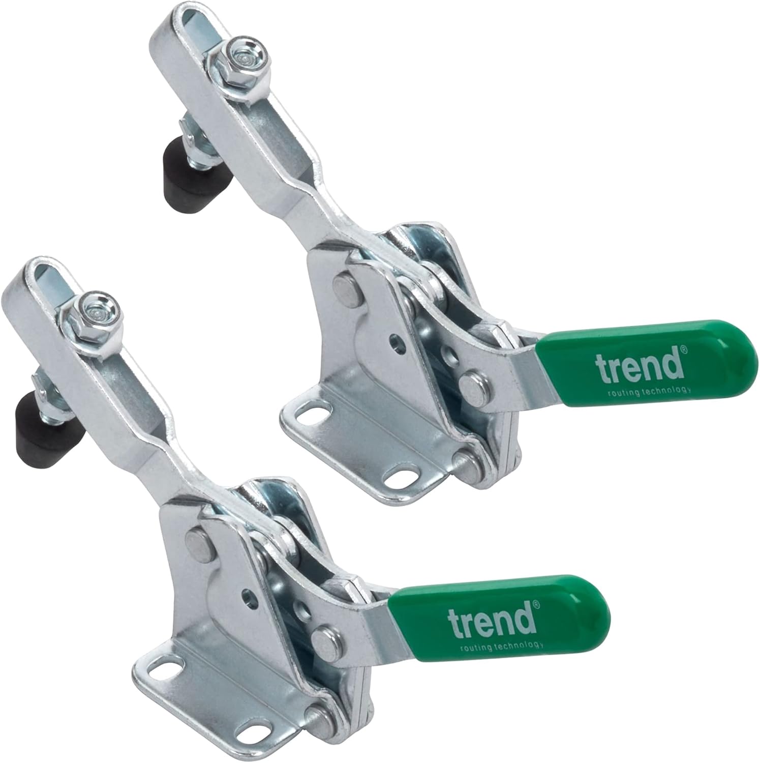 Trend Toggle Clamp for Secure and Easy Workpiece Fixation, Pack of 2, CR/H150/SET