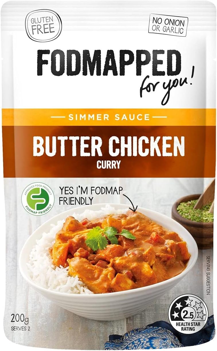 Fodmapped Butter Chicken Curry Simmer Sauce, 200 g