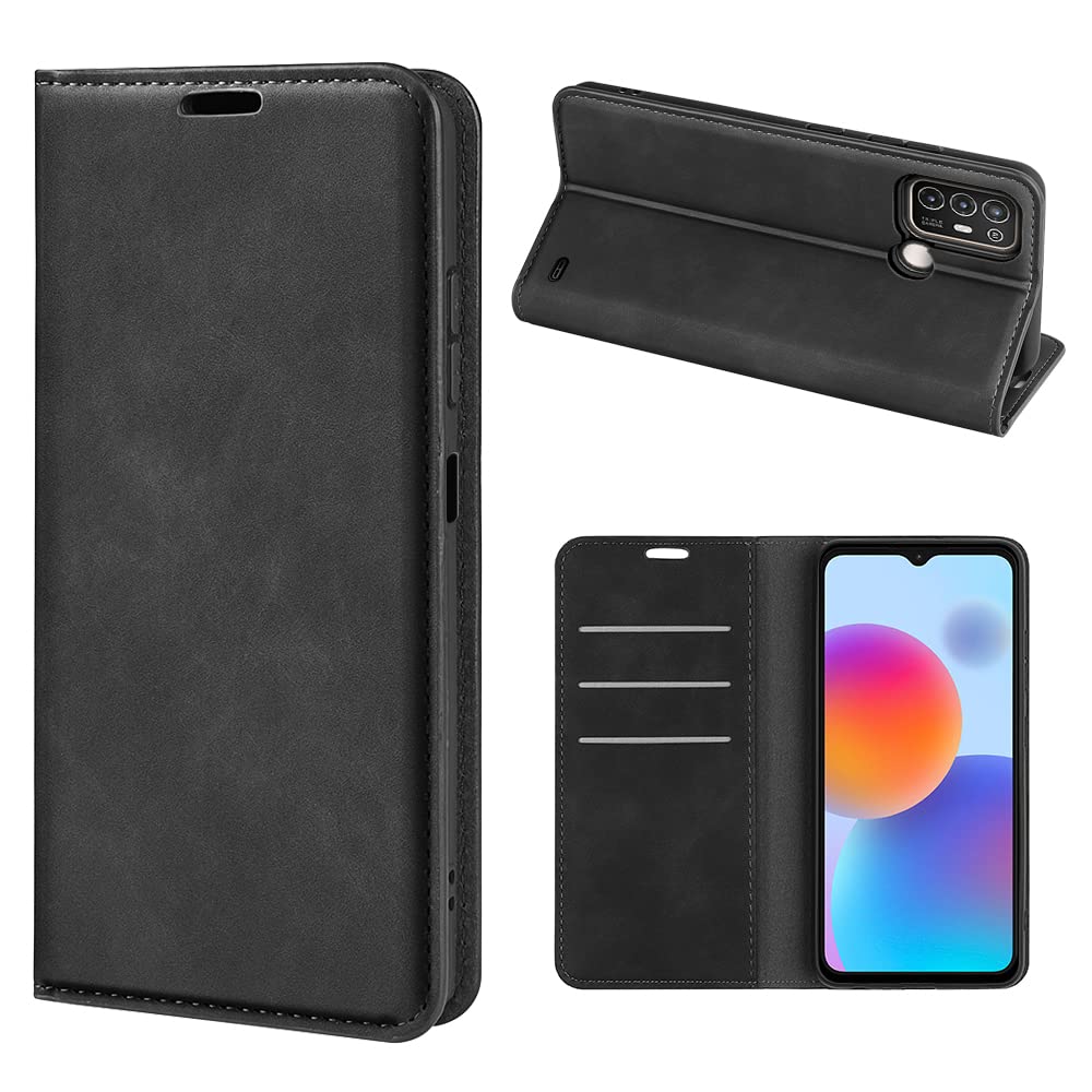 Aroepurt Flip Stand Custodia per Zte Blade A52 Custodia Case Cover Pelle Sintetica Cavalletto Magnetico Custodia a Portafoglio BF478-LAN