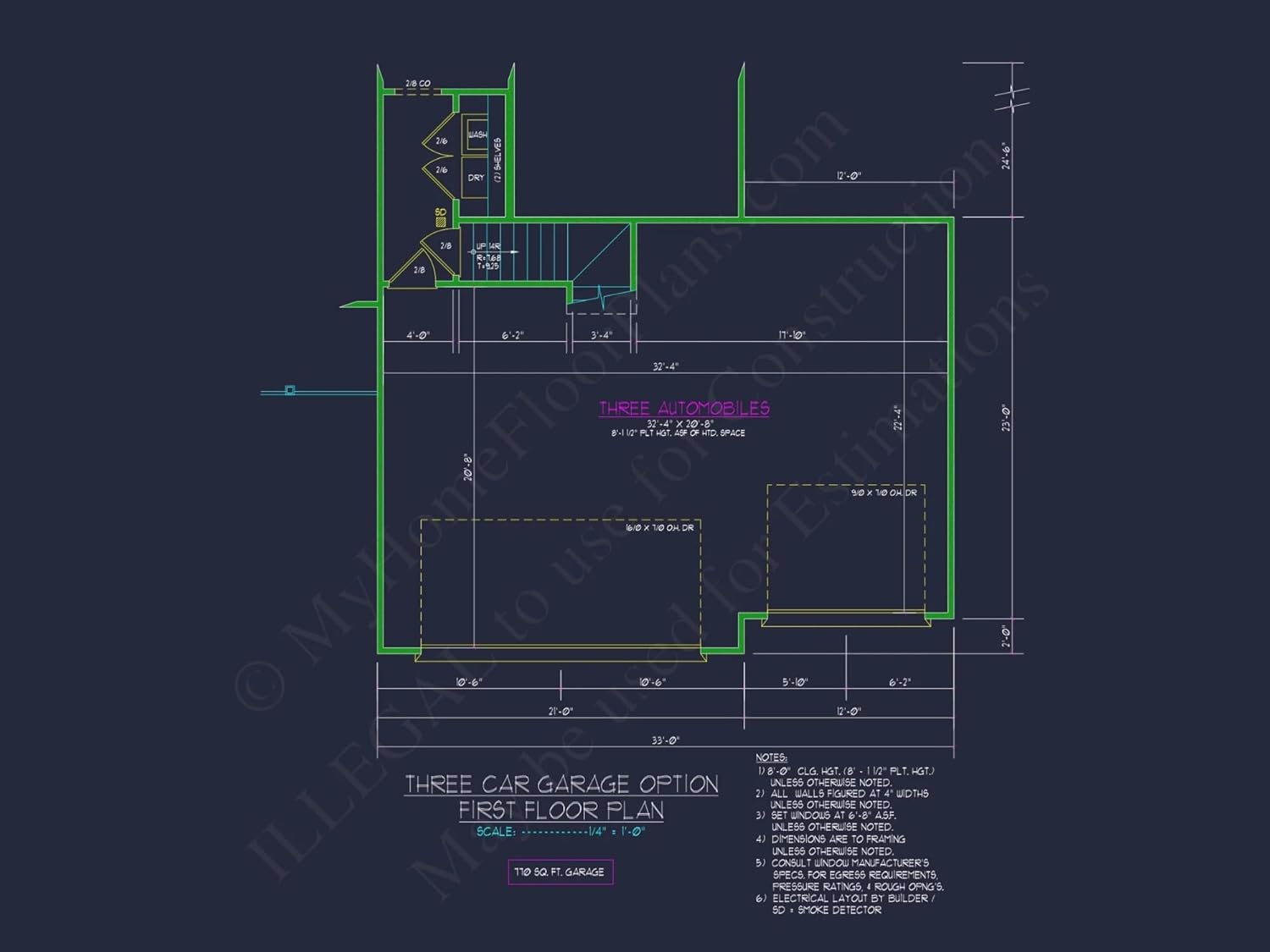 11-1019 House Plan -Traditional Ranch House Plan - X-Bed, X-Bath, X SF