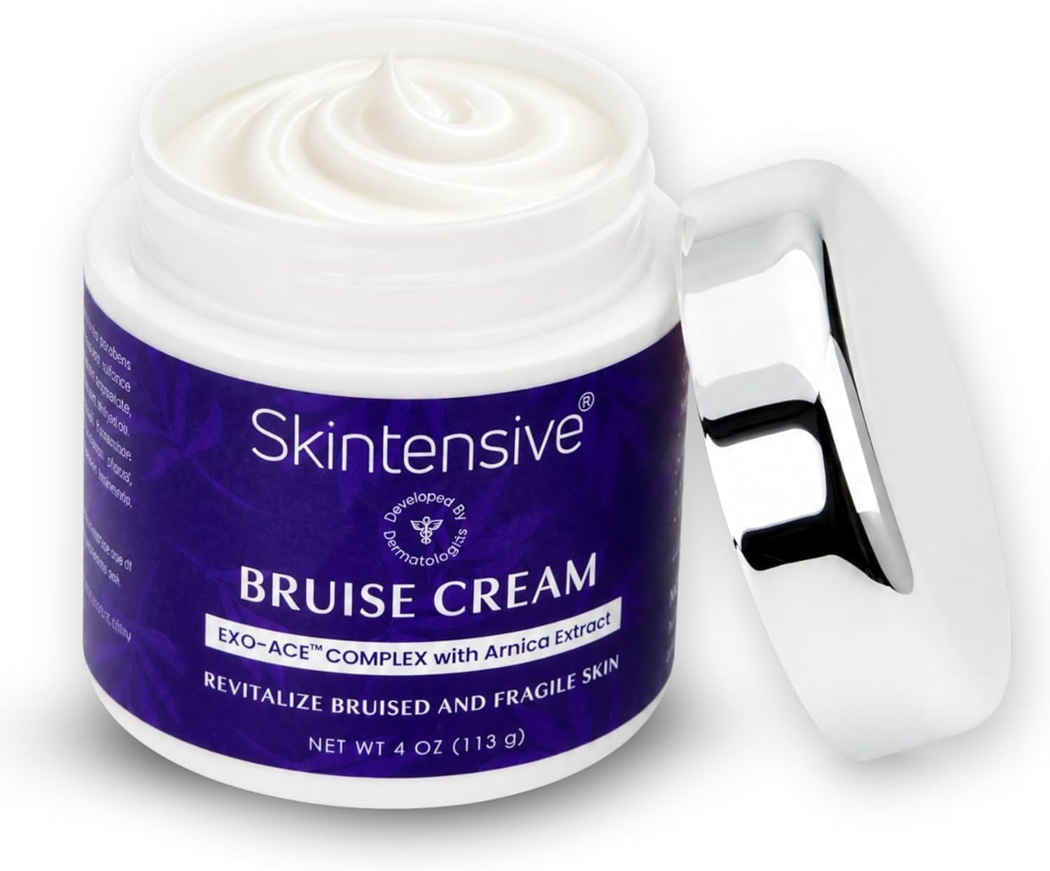 SKINTENSIVE Arnica Bruise Cream for Thin Skin โ Vitamin K Cream for Bruises & Skin Discoloration, Moisturizing Arnica Cream, Non-Greasy Formula, 4 Oz