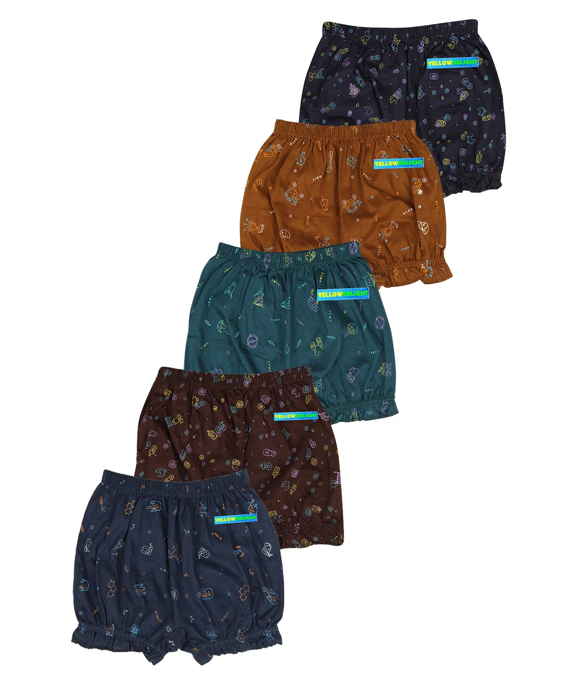 Women Cotton Mid Rise Printed Bloomer Panties-image-45
