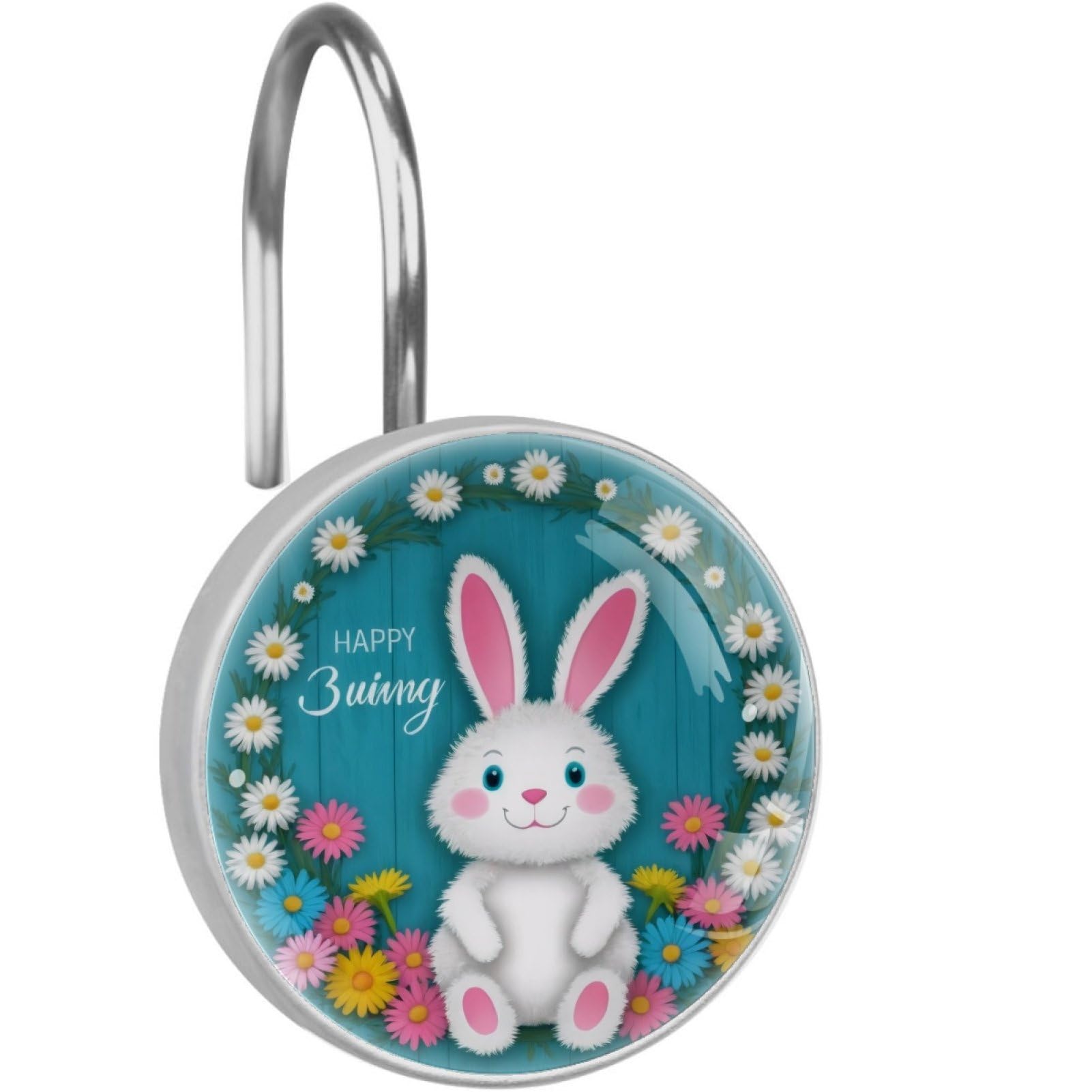 St. Patrick's Day Cat Clover Shower Hooks - Rustproof -28