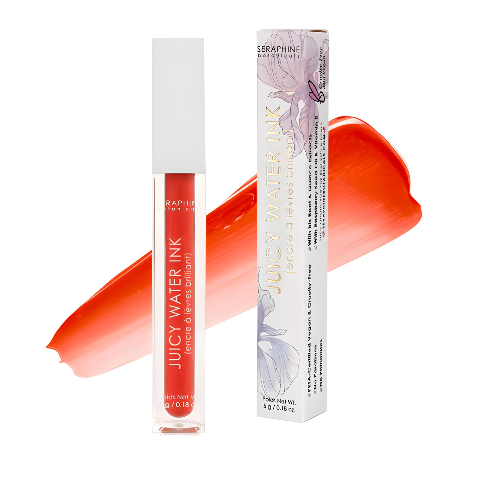 Amazon.com: Seraphine Botanicals Lip Stain Juicy Water Ink Makeup