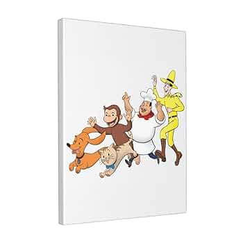 Amazon.co.jp: アートパネル おさるのジョージ アニメ アート