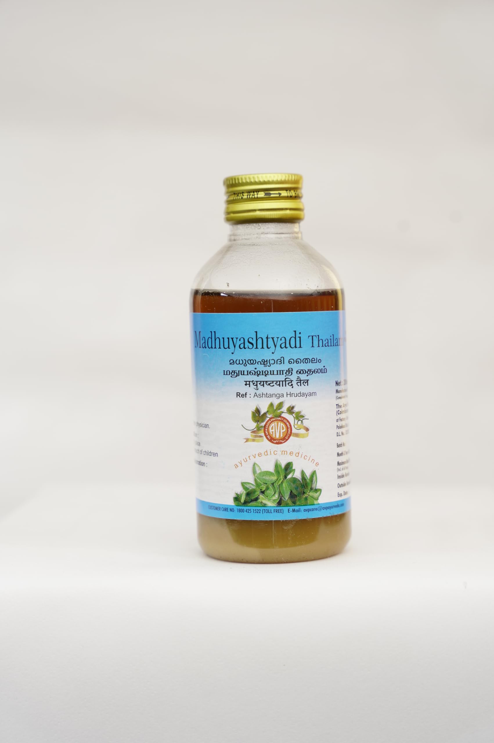 AVP Madhuyashtyadi Thailam 200 ML | Helpful in Fever | Soothes Burning Sensation (B0D2NX3CY1) Amazon Price History, Amazon Price Tracker