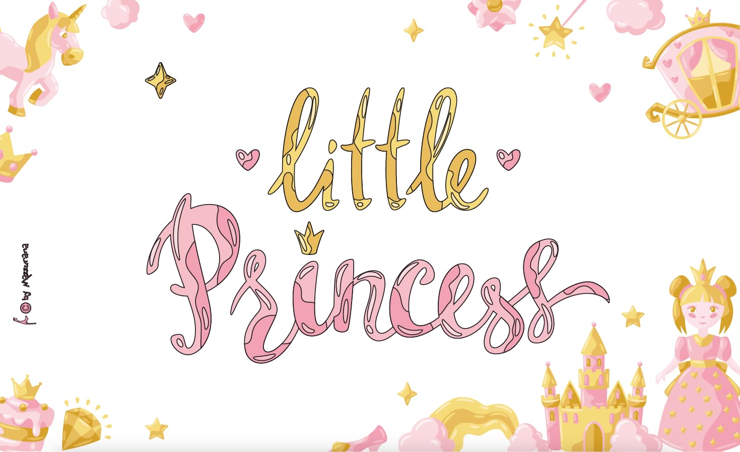 Drapeau de princesse ultra bateau 60 x 40 cm pour cabine