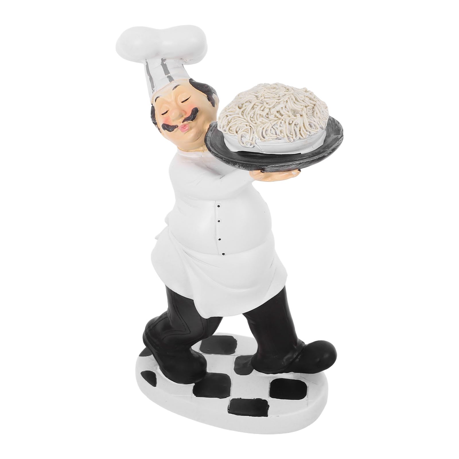 Figurine Cuisine Mini Chef Stable pour Éviter les Chutes sur Comptoir