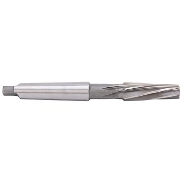 Spiral Reamer, 1:10 High-Speed Steel Taper Shank Reamer for Screw Machine, Big Head Handle Diameter 18mm, for Reaming Mold Processing