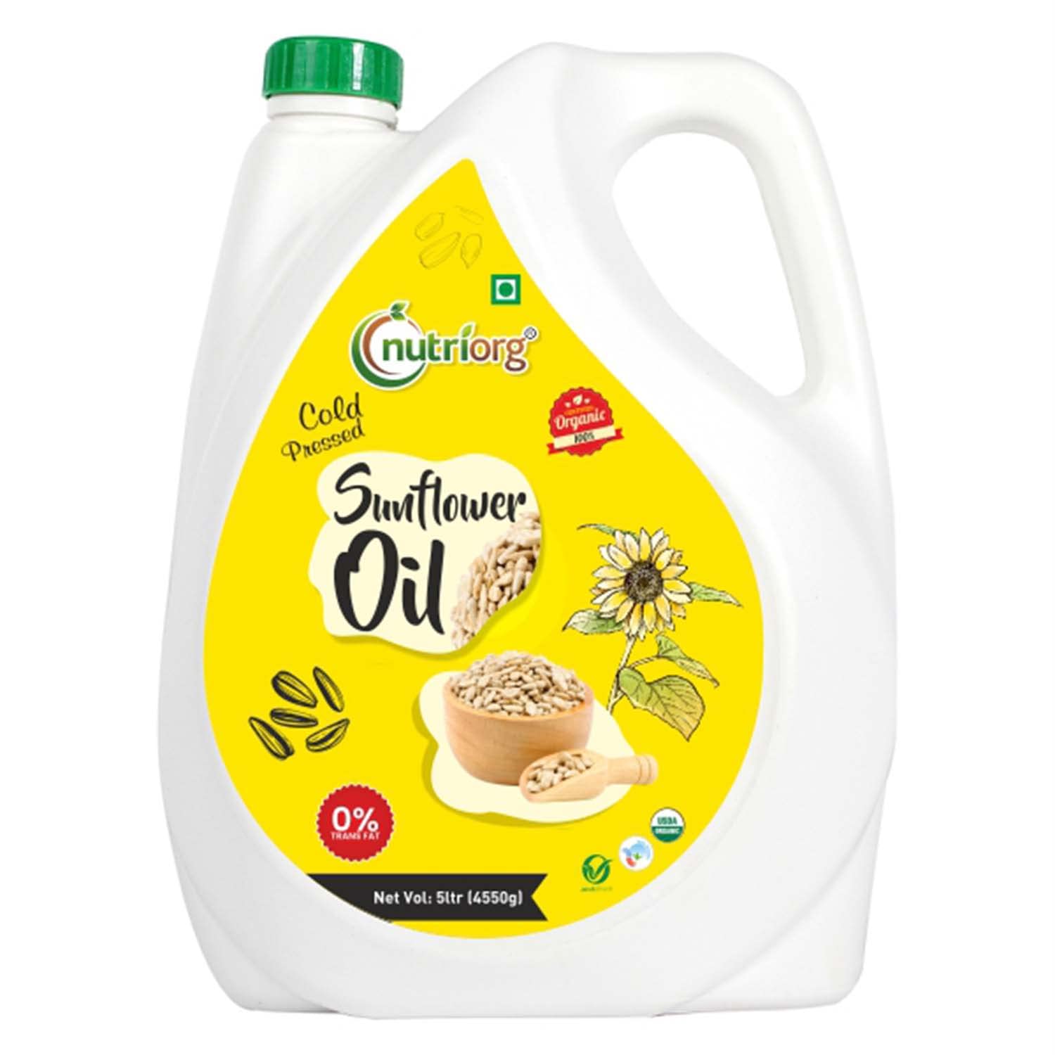 See full amazon price history chart for Nutriorg Certified Organic Cold Pressed Sunflower Oil 5Ltr | Slow-Cooked Wooden Pressed | Rich in Omega-6 & Vitamin E | Preservative & Gluten-Free | Natural Cooking Oil for Heart Health & Immunity | Ideal for Frying, Baking & Everyday Cooking Nutriorg Certified Organic Cold Pressed Sunflower Oil 5Ltr | Slow-Cooked Wooden Pressed | Rich in Omega-6 & Vitamin E | Preservative & Gluten-Free | Natural Cooking Oil for Heart Health & Immunity | Ideal for Frying, Baking & Everyday Cooking (B08PKW5NTF) Amazon Price History, Amazon Price Tracker