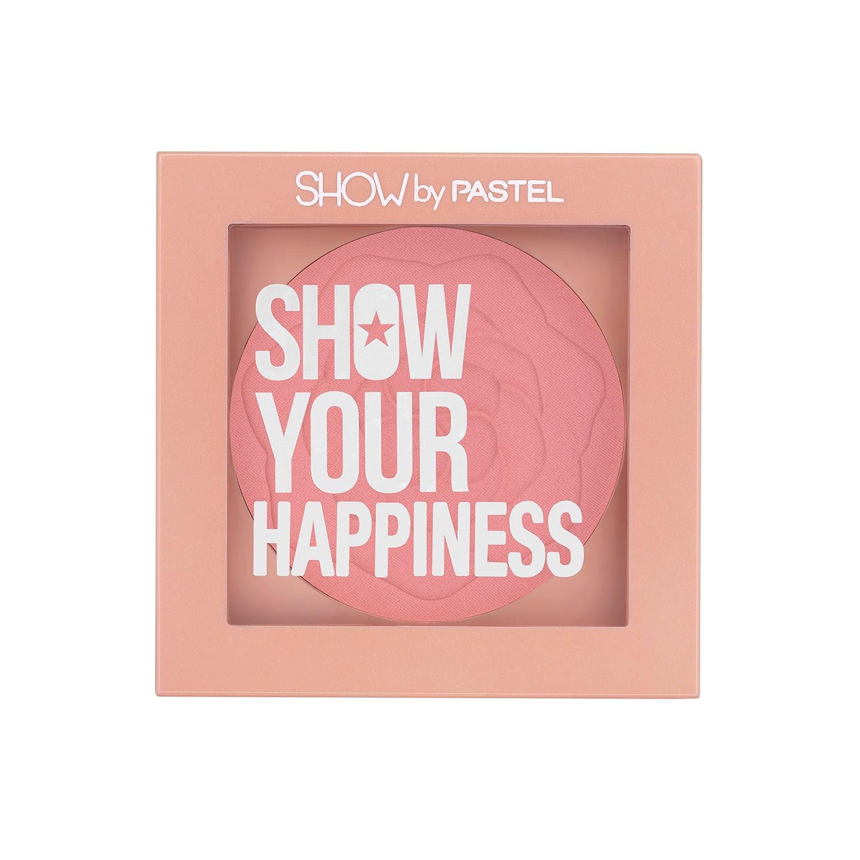 Pastel | Blush powder for face | Show Your Happiness Blush | Lightweight, Smooth, Blendable, Long-lasting - 201 (Fresh)