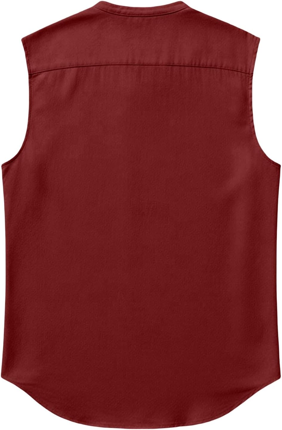 Mens Button Down Tank Top Classic Basic Plain Tank Tops Casual Tee Summer Solid Sleeveless Shirts Beach Vacation Vest