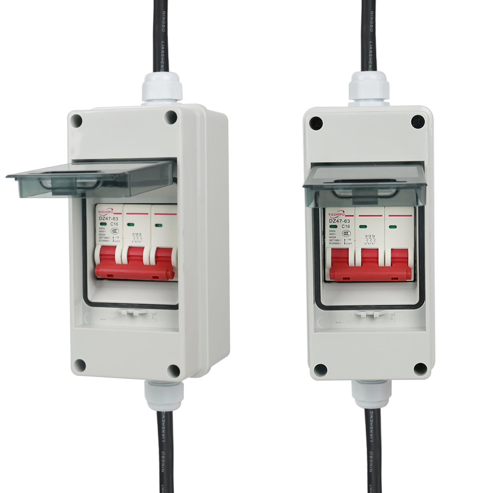 Cavo Adattatore CEE Kopp - Spina 5 Poli 16A A Presa 32A - IP59 Per Esterni - Foto 2