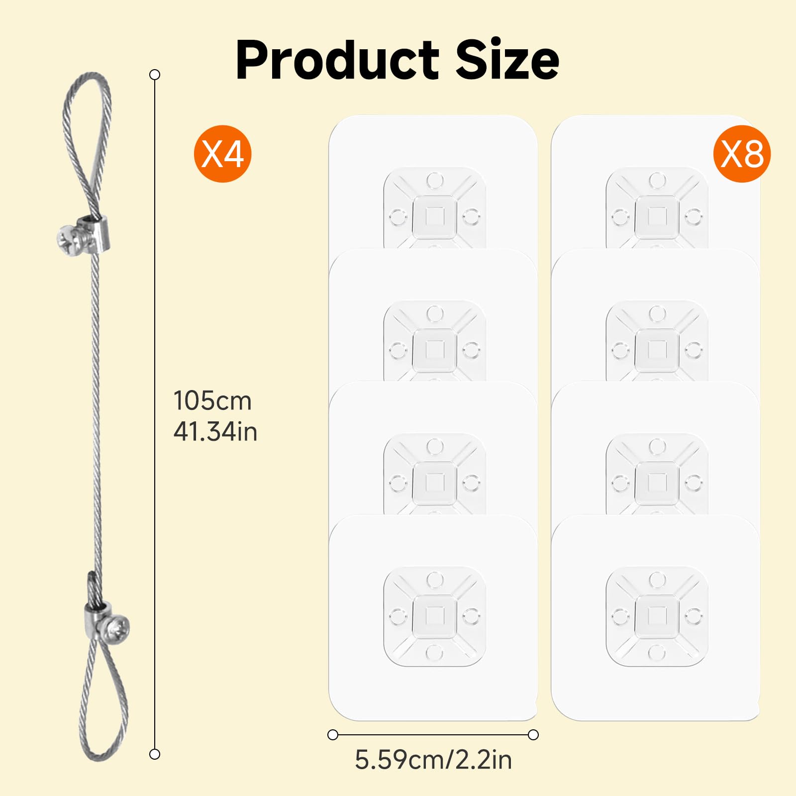 UIHRLM 4 Pack TV Straps Child Safety - Image 3