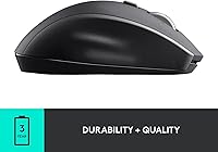 Vista 5 de Ratón inalámbrico Logitech M705 Marathon, ratón inalámbrico para juegos, receptor USB-A de 2.4 GHz, 5 botones programables, batería de 3 años, PC