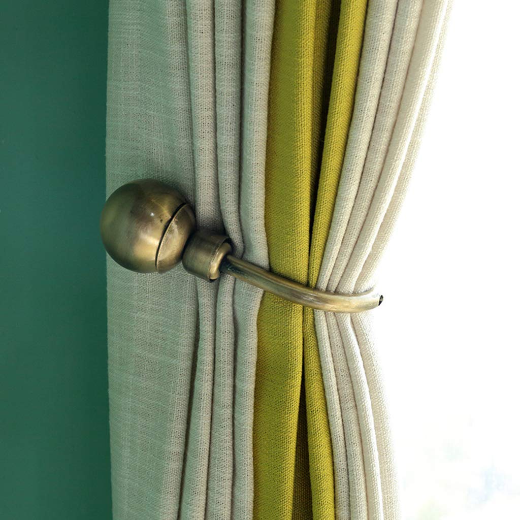 Crochet de Rideau en Alliage d'Aluminium Forme en U Patère pour Rideau - Bronze Solide Bronze Solide