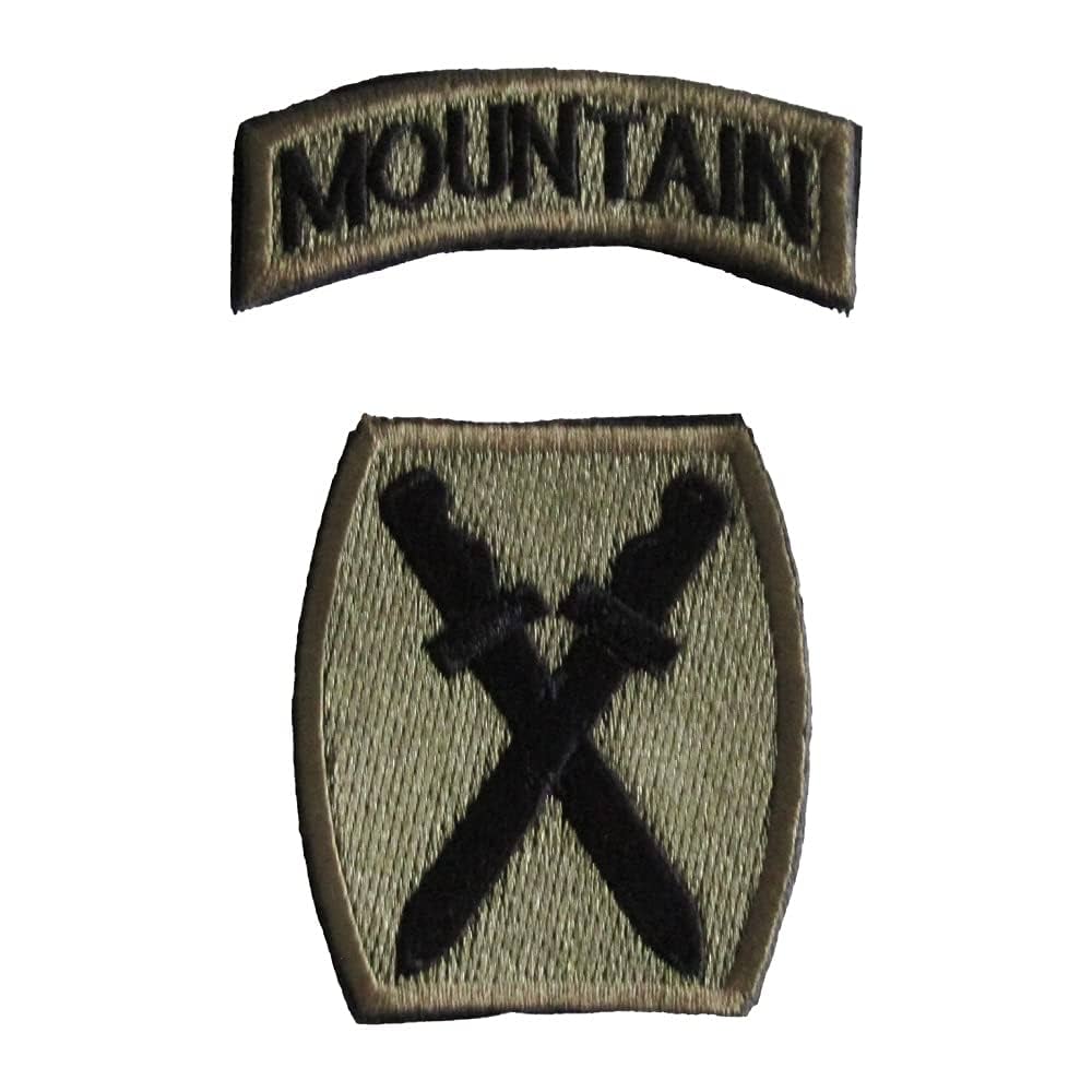 Amazon | ベルクロワッペン ミリタリー アメリカ陸軍 第10山岳