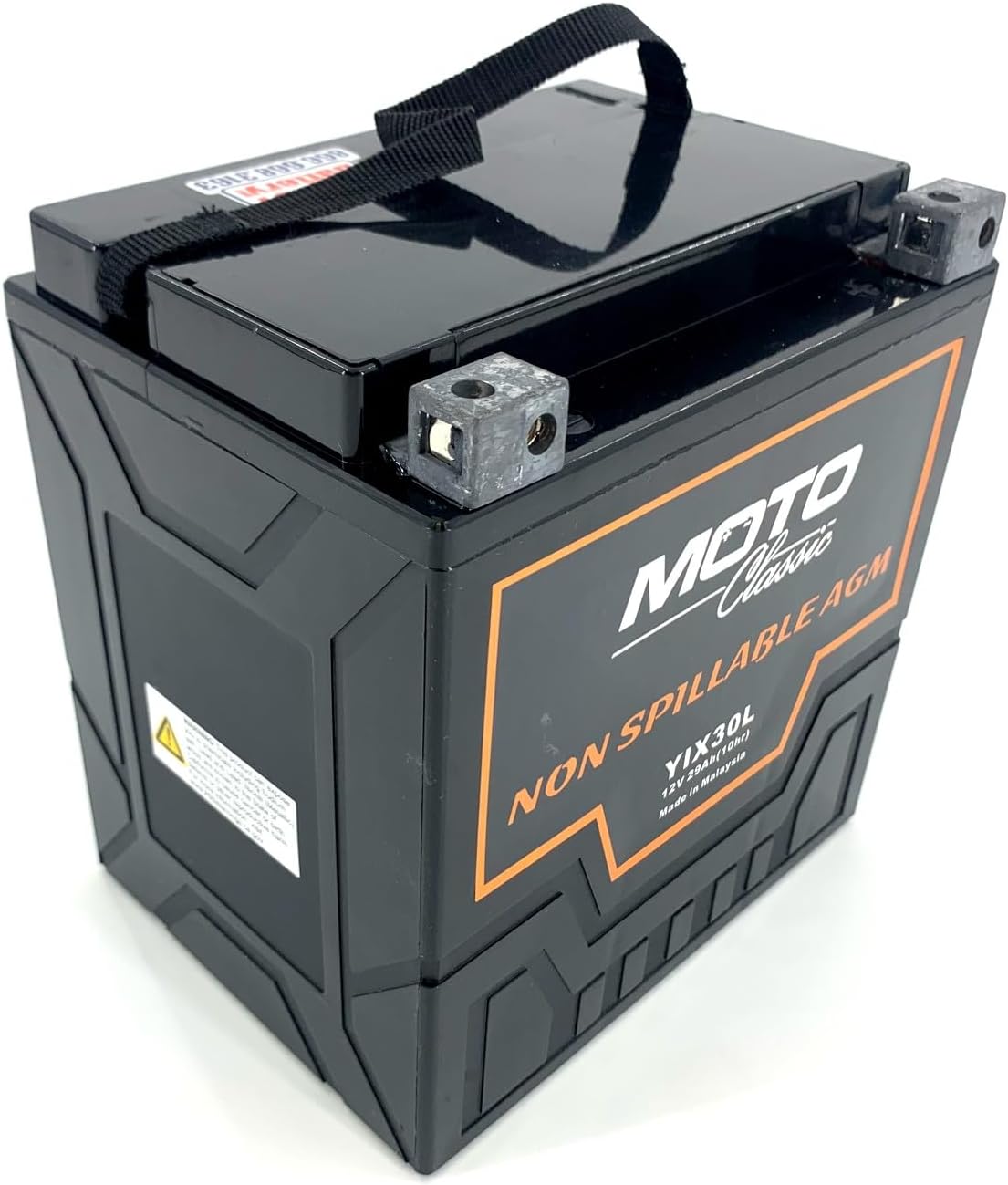 MotoClassic YIX30L 12V 34Ah 420CCA Sealed AGM High Performance Replacement Battery - YIX30L Battery Replaces YIX30L-BS, 66010-97, ETX30L, YUAM6230X, YB30L-B for ATV/Motorcycle
