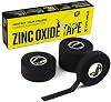 SPORTTAPE Zinc Oxide Finger Tape - 6 Rolls, Black - 1.25cm x 10m | BJJ, Climbing, Bouldering, Jiu Jitsu, Rowing & Golf Zinc Oxide Tape for Sports Injury Strapping and Joint Protection 3 x Packs of 2