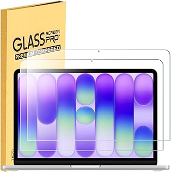 MUBUY-GOL 2 Pack Tempered Glass Screen Protector for 2026 New Macbook Neo 13 inch with A18 Pro Chip A3404 Laptop 9H Hardness No bubbles Anti Fingerprint